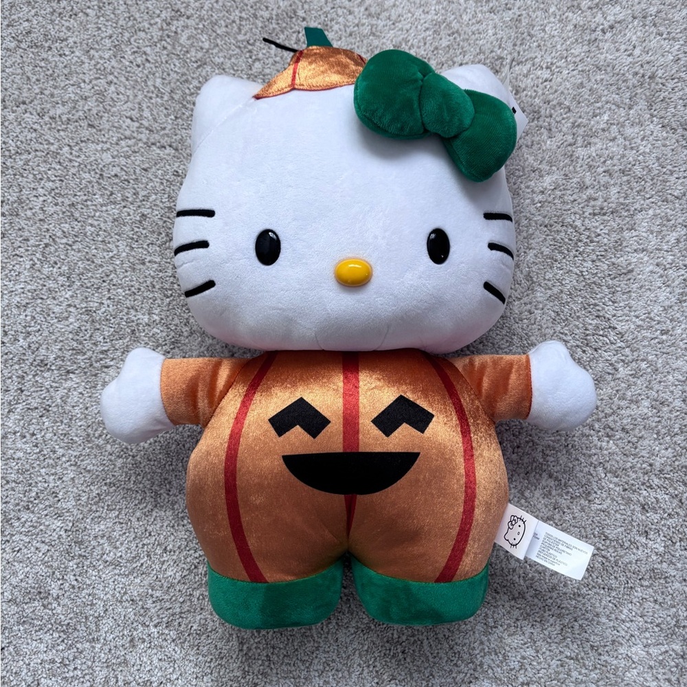 Pumpkin Hello Kitty Plush